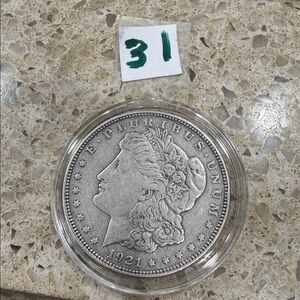 #31- 1921 Morgan Silver Dollar Coin